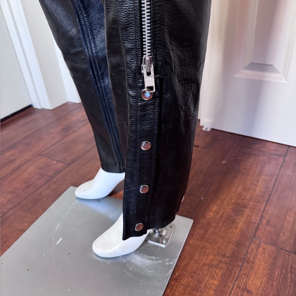 Wilsons Leather Black Riding Chaps - Picture 4 of 7